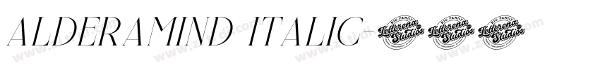 Alderamind Italic字体转换 Alderamind Italic字体转换